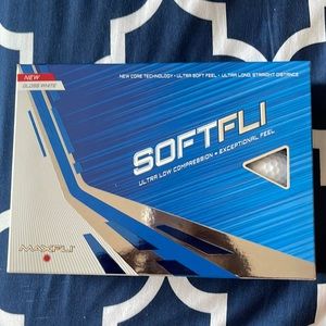 Maxfli SoftFli Gloss Golf Balls – White